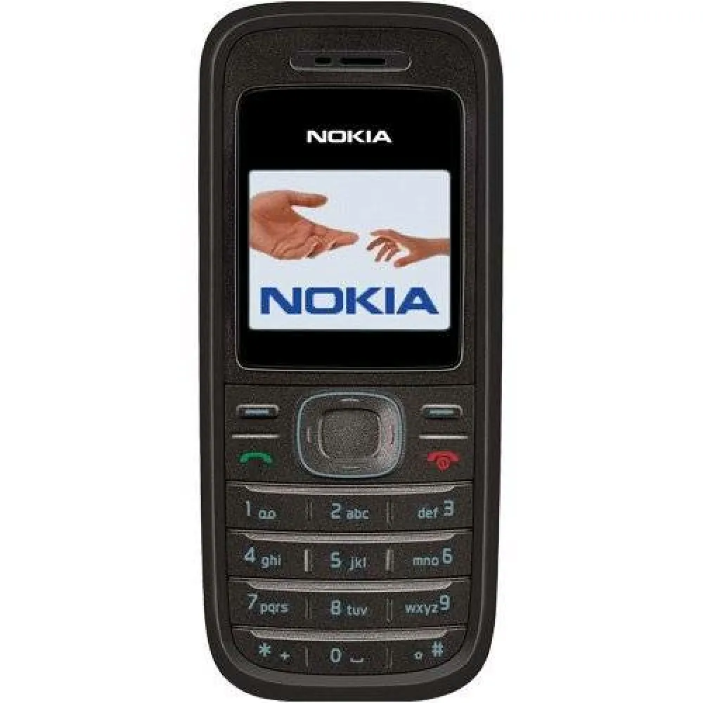 Original Nokia 1208 Button Mobile Single Sim