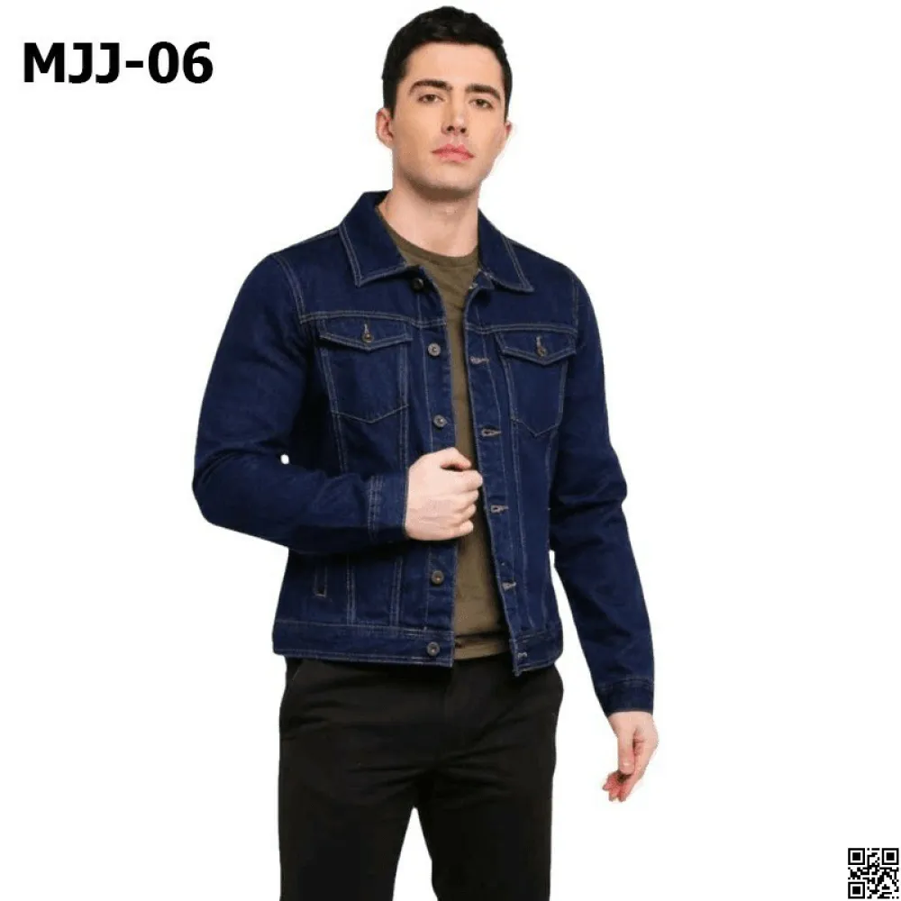 Man's fashionable denim jacket