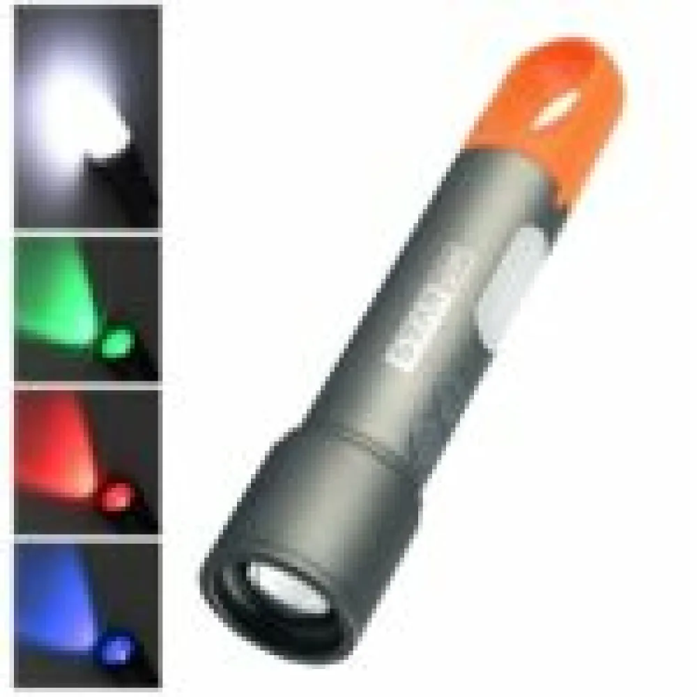 GearUP K57 Multifunctional Rechargeable Torch, Flashlight Zoomable LED Flashligh